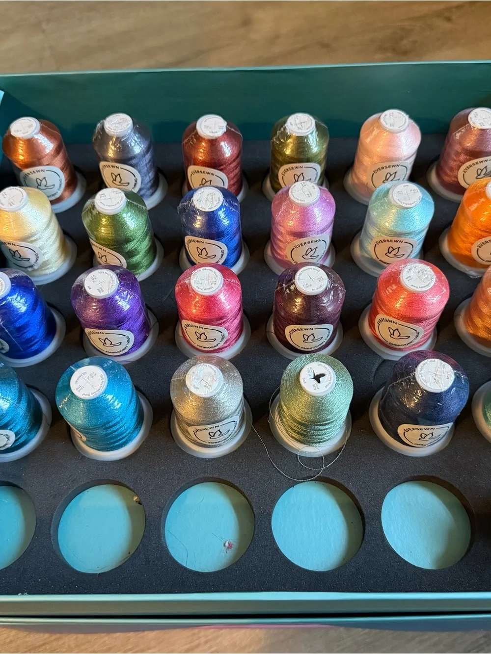 169 Spools Embroidery Thread - Almost All Factory Sealed